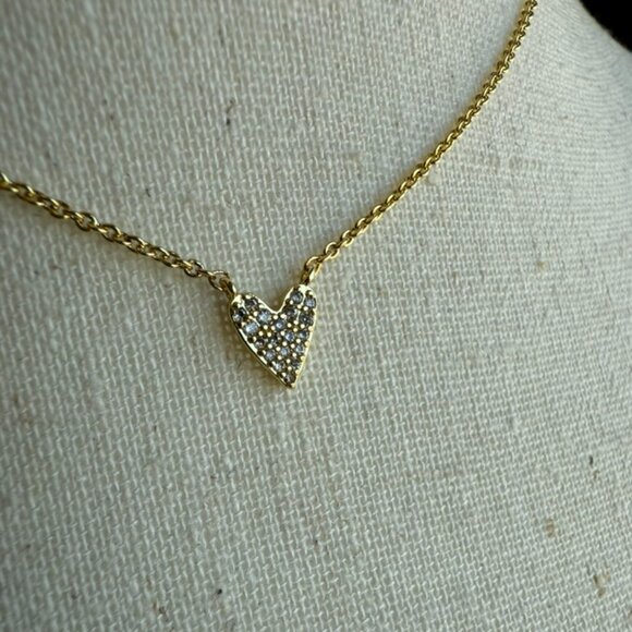 Uncommon James Pave Heart Necklace - Gold - Picture 6 of 14